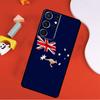 Australian Flag Phone Case For Samsung Galaxy S25 Ultra S9 S10 S20 FE S21 S22 S23 S24 Plus S24 Ultra Cover
