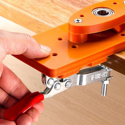 Woodworking Hole Drilling Guide Locator Door Cabinets Hinges Mounting for Accurate Depth Control In Furniture Assembly