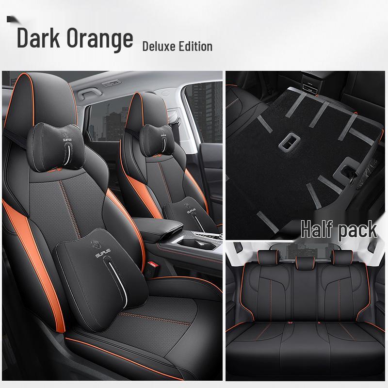 DJGY Car Seat Cushion: Fits Changan Auchan Z6, Sports Leather, All-Season Use