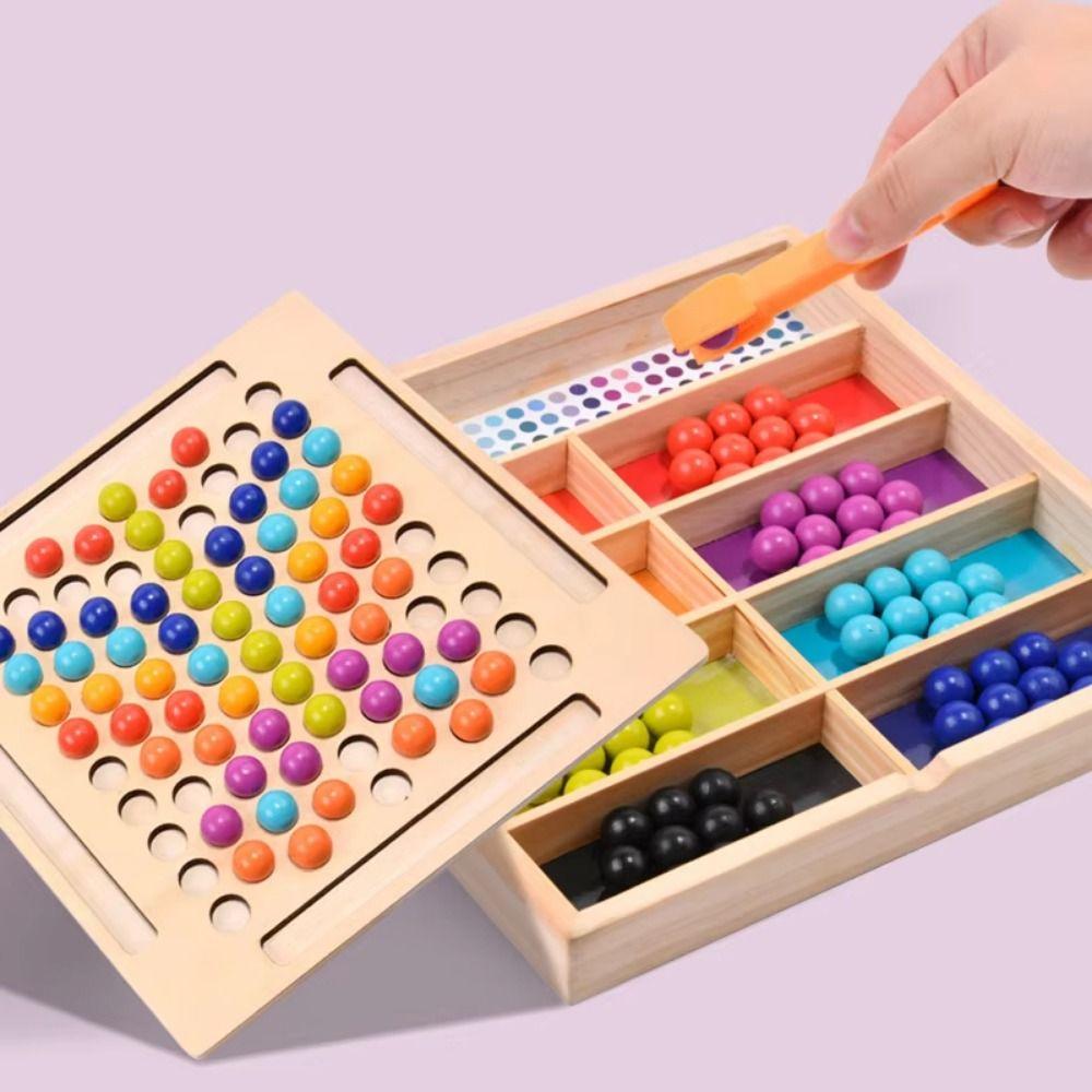 Puzzle Bead Color Matching Game Rolling Bead Color Sorting Game Birthday Gifts