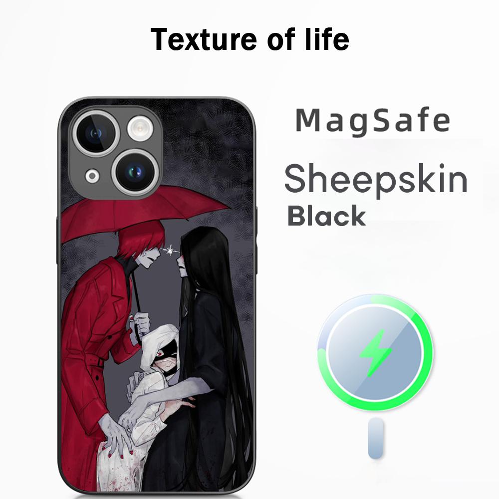 

Scarletella homicipher Y2k game man Phone Case For iPhone 17 16 15 14 13 12 Plus Pro Max High-end Luxury Magsafe Sheepskin iPhone 12