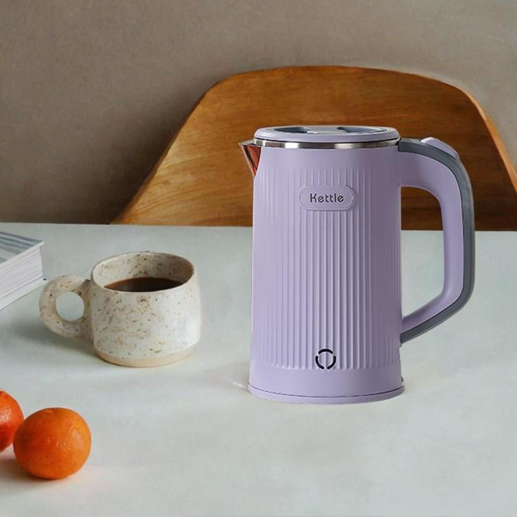 Electric Kettle Portable Tea Water Dispenser for Office Kitchen Violet