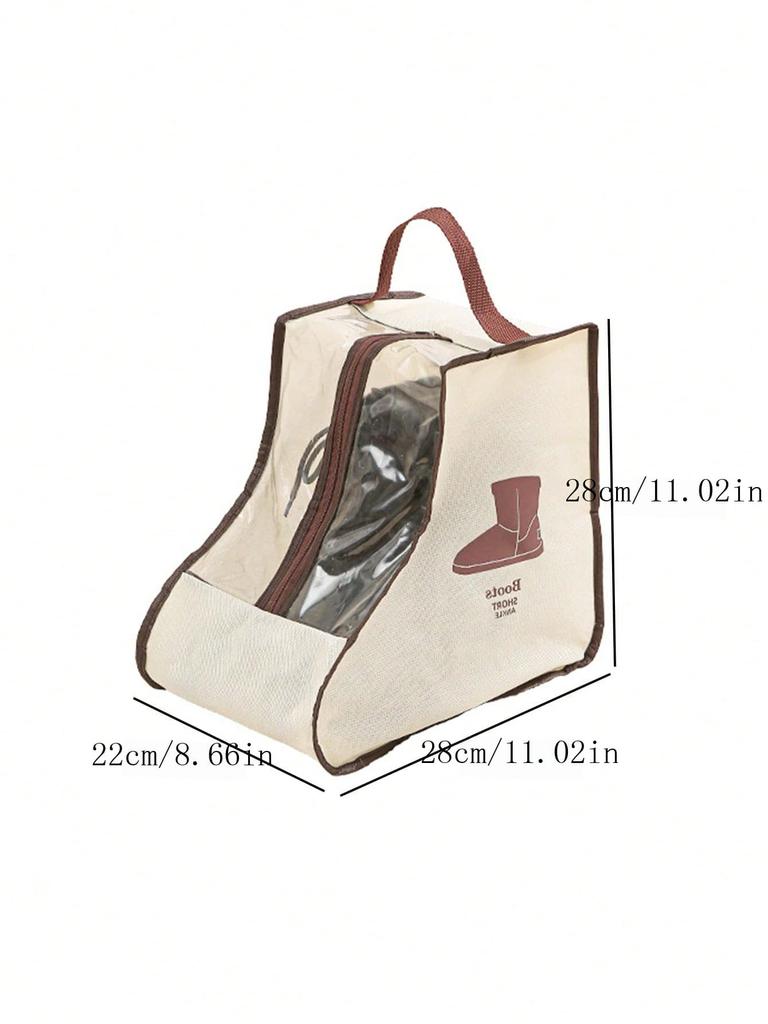 Travel Shoe Bags, Boot Storage Bags, Dust-Proof Ankle Boot Protective Bags With Handles, Portable Waterproof Short Boots