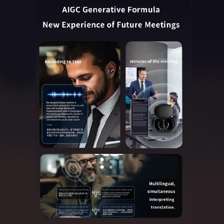 Language Translator Earbuds Translator Earphones 11 Languages Long Battery Life Suitable for Travel Business