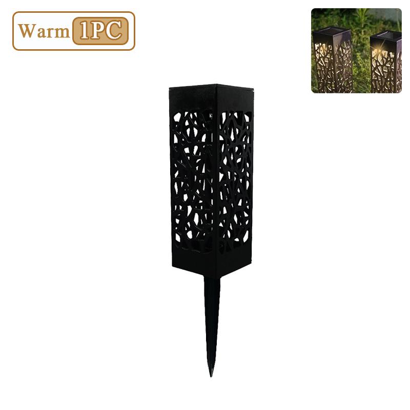 

1-8PCS Outdoor Solar Lights Waterproof LED Hollow Pattern Garden Lamp Auto Sensor Pathway Lighting for Yard Patio Decoration