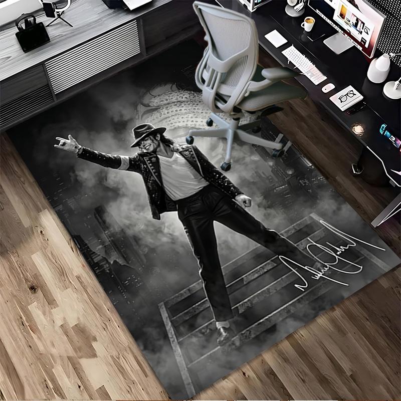 Tapis de salon antidérapant Légende Moonwalk Tapis doux pour chambre à coucher Salle de jeux Salle de jeux Canapé Bureau Décoration intérieure Paillasson