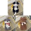 Plush Dog Cartoon Pen Case With Fluffy Material For Kids And Students