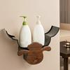 Wall Hanging Paper Towel Holder Plastic Towel Roll Holder Sheep Toilet Roll Holder  Wall Decoration