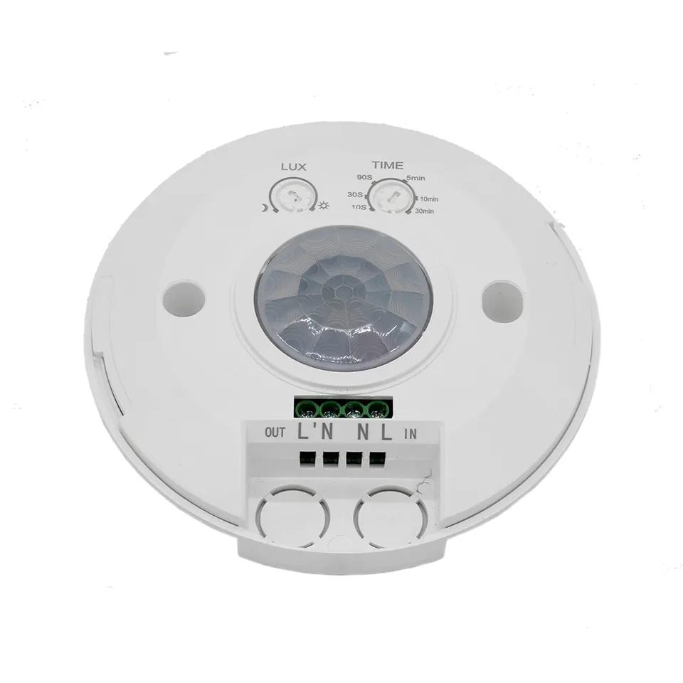 PIR Super Slim Motion Sensor Light Switch Infrared Detector Ceiling Mounted Long Detecting Range
