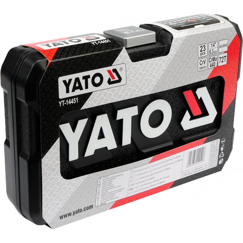23-PIECE TOOL KIT 1/4" - YT-14451