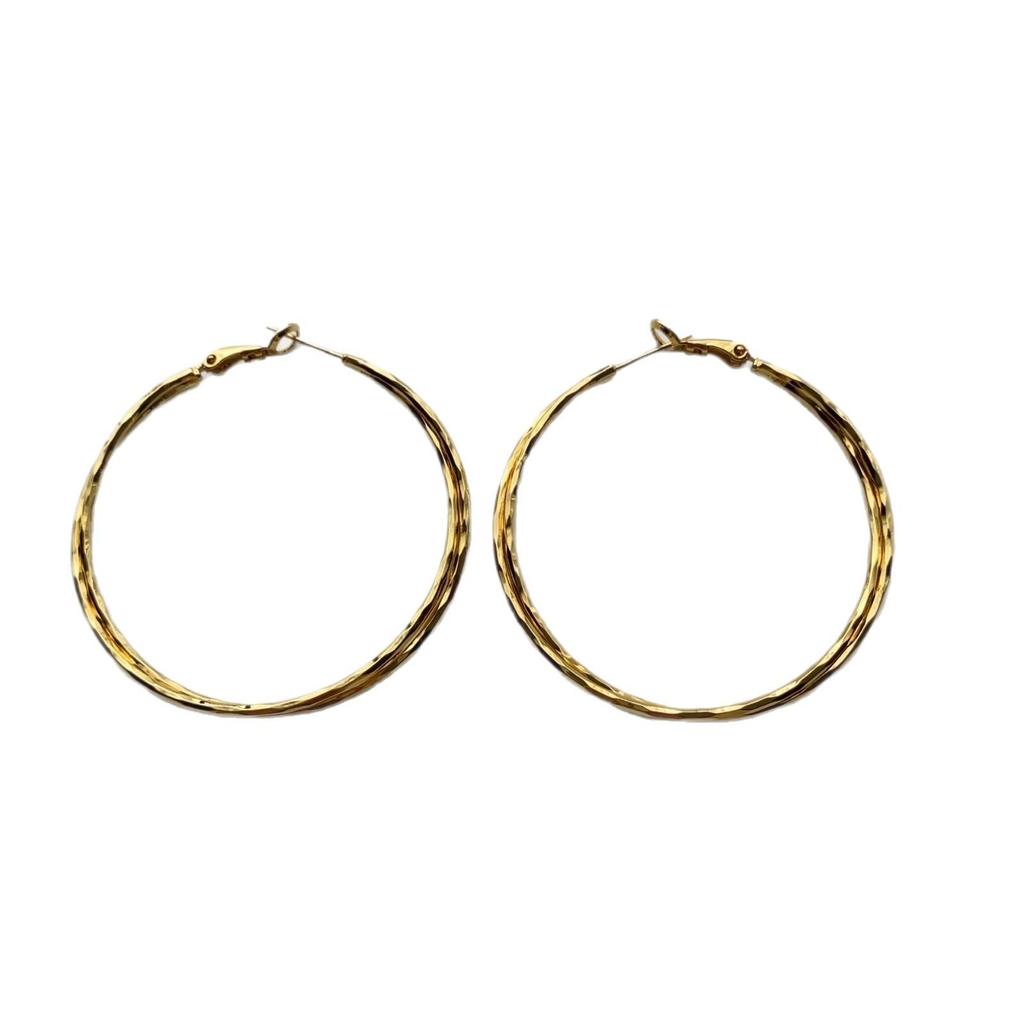 Classic Ring Earrings Earrings Cold Simple Retro Personality Premium Luxury Atmospheric Geometric Earrings Earrings