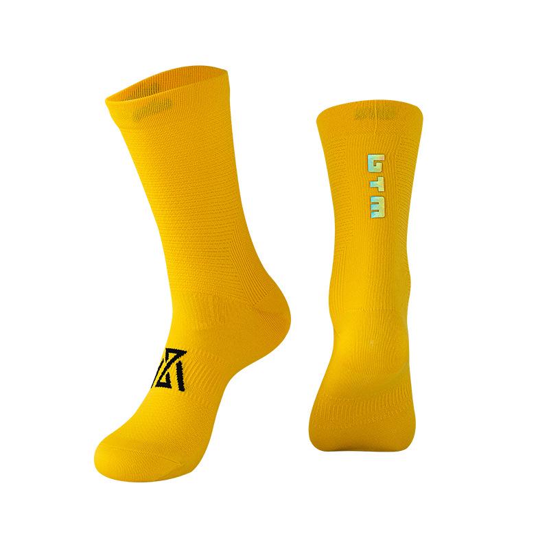 Men's and Women's Anti-Odor Reflective Cycling and Running Mid-Calf Socks