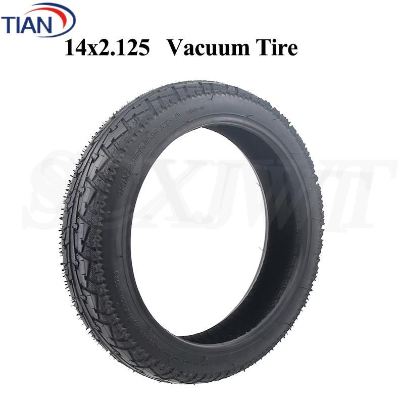Для Электровелосипеда Заменить Износостойкую Бескамерную Шину Электросамокат Запчасти Электровелосипед 14 дюймов 14x2.125 Бескамерная Шина 14 * 2.125 14x2.125Vacuum Tire
