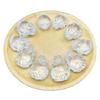 Natural High-Purity White Crystal Dragon Turtle Carved Pendant & Sweater Chain Ornament