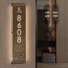 Luminous Stainless Steel Door Plate Sign