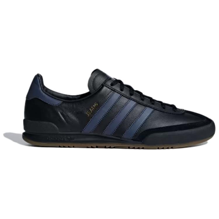 Adidas Originals Jeans Shock Absorbing Durable Low-Top Skate Shoes Men Sneakers Black Blue B42228