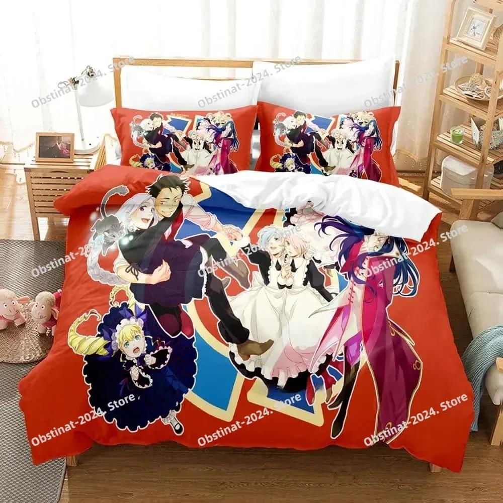 Anime ReZERO -Starting Life in Another World Bedding Set Printed Bed Set With Pillowcase Duvet Cover Soft Queen Super King Size
