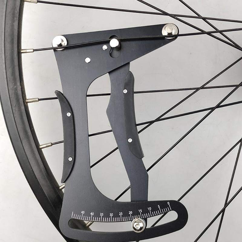 Portables Bike Wheel Truing Tool With High Accuracy Tension Ergonomic Gauges for Rims Truing and Spokes Adjustment