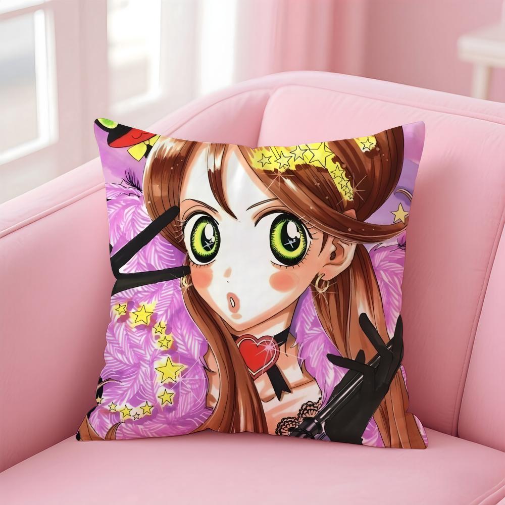 Anime Sugar Sugar Rune Bunter Kissenbezug Bequemer Wendekissenbezug Ideal für Auto Sofa Schlafzimmer & mehr