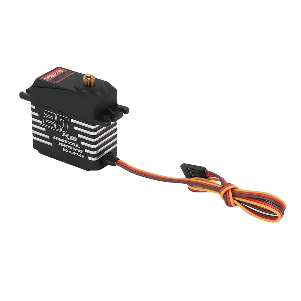 Digital Servo Copper Gear Aluminium Alloy Housing 180 degrees  Control Angle Servo for 1 8 1 10 1 12 RC Car Truck