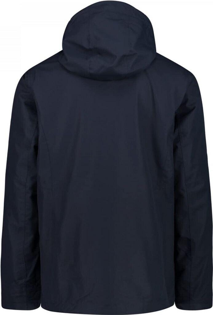 Jacket CMP Zip Hood Detachable Inn.Jacket (32Z1837D) Black and Blue