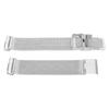 Stainless Steel Watch Strap Adjustable Wristband with Metal Buckle Watch Band for Huawei Watch Fit 2 Silver
