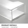Acrylic Tabletop Napkin Holder For Modern Dining And Kitchen Countertops Organization Paper Towel Storage Stand