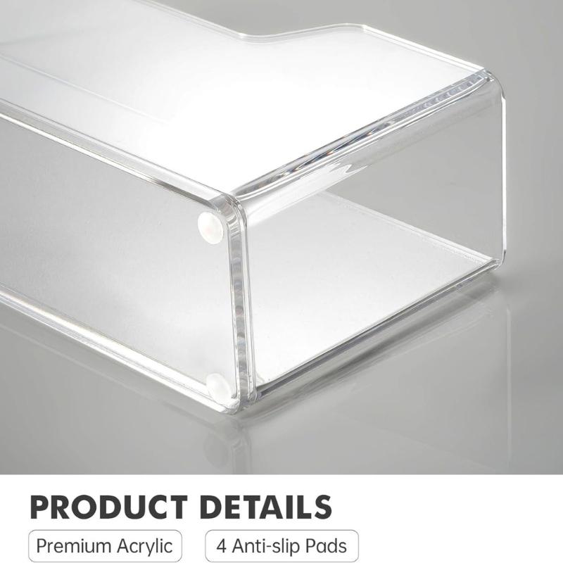 Acrylic Tabletop Napkin Holder For Modern Dining And Kitchen Countertops Organization Paper Towel Storage Stand