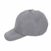 Baseball   Silver Gray Night Reflective Cotton Stylish Baseball Hat for Walking Running Daily Wear