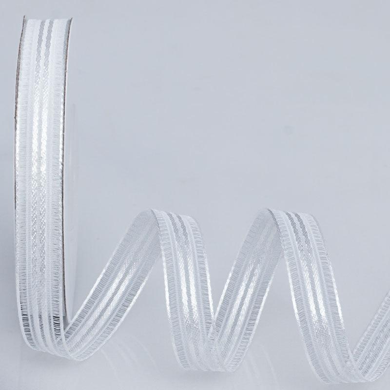 Elegant and Exquisite Vertical Transparent Mesh Ribbon Handmade DIY Flower Cake Gift Hair Decoration Bow Colorful Ribbon Crafts Making Ribbons