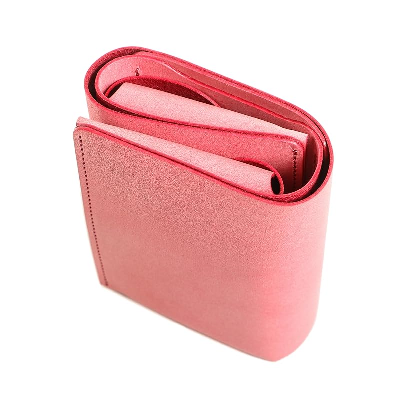 

[FABRIK] wallet trifold wallet fabric A compact wallet that fits well TRI-FOLD WALLET genuine leather men s present Life mini wallet Plum