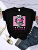 European and American funny T-shirt women's fashion casual clothing summer breathable clothing hip-hop personalized short-sleeved T-shirt