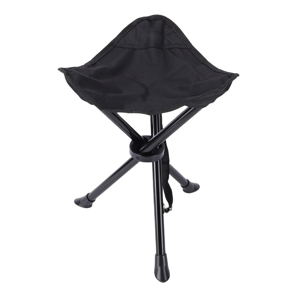 2 Stück Reise faltbarer Campinghocker Outdoor Dreibein Stuhl Tragbarer Partyhocker Angelstühle Sitz für Camp Wandern Strand
