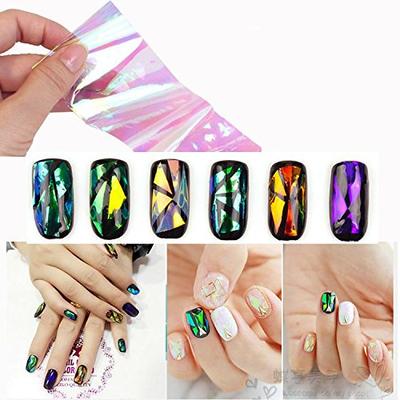 Aurora Glass Illusion Nail Stickers