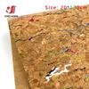1 Roll 20*120cm Natural Cork Leather Sewing Fabric Wood Grain Material for Background Handmade Bag Bow Decor Crafts DIY