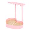 Necklace Holder Heart Shaped Aesthetic Jewelry Stand Necklace Holder for Bedroom Decor Pink
