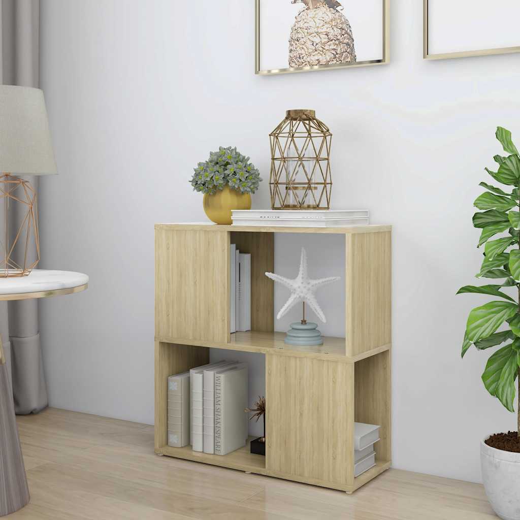 Bookshelf Sonoma Oak 60 X 24 X 63 Cm Particleboard