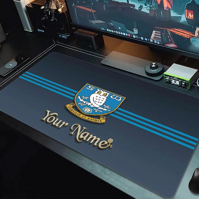 Sheffield Wednesday Football Club Custom Name Large Size Mouse Pad Large Gaming Table Cushion Non-slip Laptop Tablet Big Mousepad XXL Mat Mini PC Play