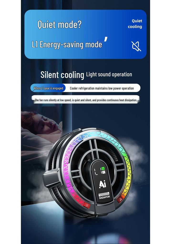Cold Ice Armor H6Pro Tablet Cooler: High-Power Semiconductor Cooling for Rapid Heat Reduction in Gaming