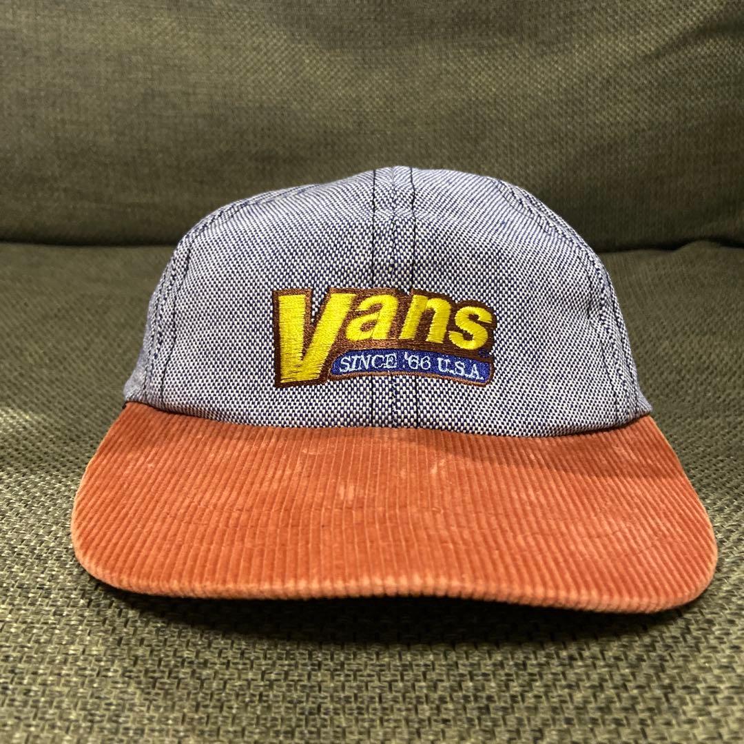 Used Vans Cap 90 s~ VANS All Embroidery Old Cap Hat