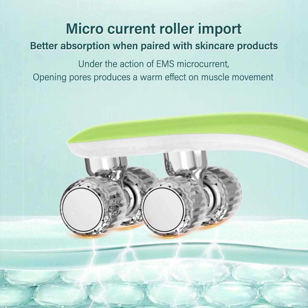 Elecrtic Facial Lifting Roller 3 Gear Skin Tighten V-line Face Lifting Massager Double Chin Wrinkle Removal Skin Care Tool