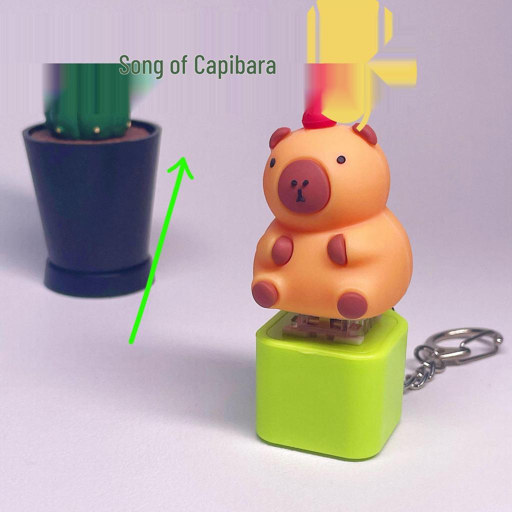 Douyin Mahjong Fortune Sound Keychain - Creative Red Decompression Toy