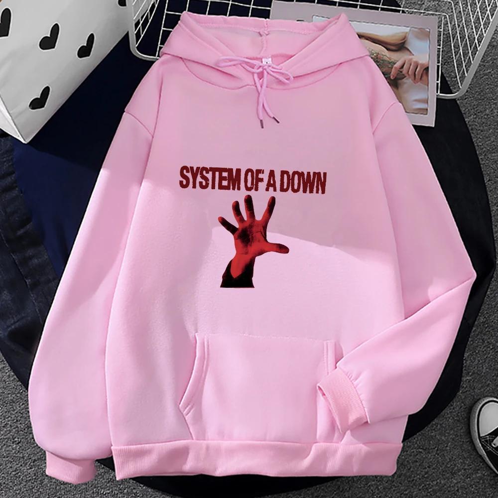 System ofA Down Hoody Men Vintage Sweatshirt Heavy Mental Band Clothes Street Sweatwear Autumn Fleece Casual Hoodie