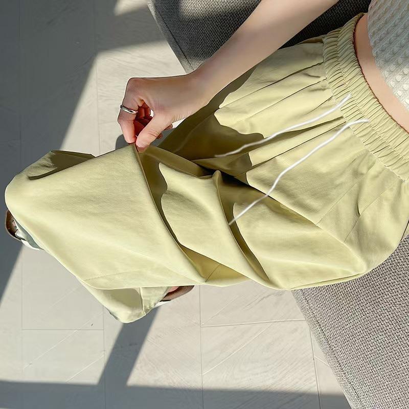 Temperament Yamamoto Pants Summer Thin High Waist Lazy Wind Milk Pants Women's Versatile Premium Straight Pants