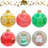 24 Inch Inflatable Christmas Ball Outdoor Christmas Decorations New Years Christmas Ornaments Holiday Yard Lawn Porch Decor