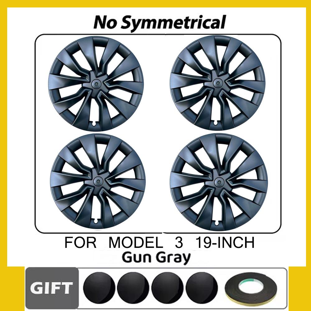 

4PCS 19-Inch Wheel Cover Hub Caps Performance Replacement Wheel Cap Full Rim Cover Accessories For Tesla Model 3 Highland 2025