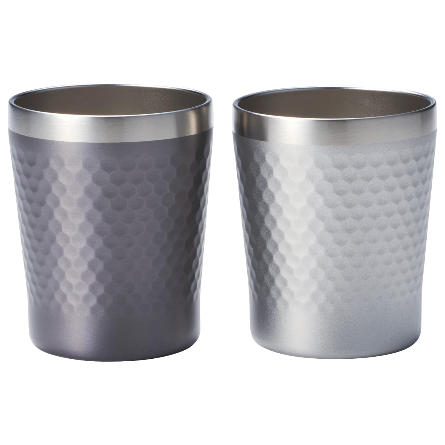 

Dolce duo 250ml Stainless Steel Vacuum Insulated Double Wall Tumbler Set and Gift Set (Gray Silver) - (GR-1776)