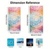 1 Piece Mandala Bohemian Beach Towel,Ultra Soft Thickened Microfiber,Quick Dry & Super Absorbent,Design Suitable For Beach