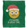 David Olenick Knuckle Silky Christmas Supersoft Blanket