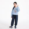 Little Yinman Girls' Embroidered Color-Block Sweatpants